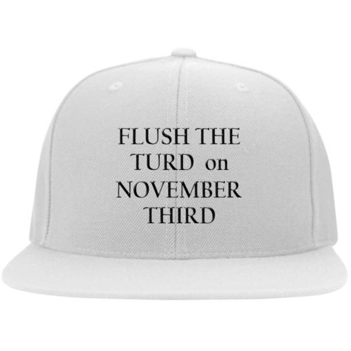 Flush the turn on november third hat