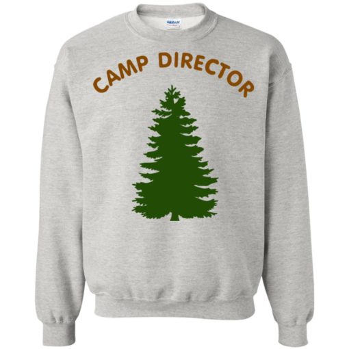 Camp director pine tree shirt