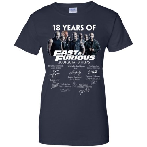18 years of Fast and Furious shirt