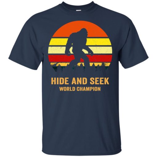 Bigfoot hide and seek world champion shirt