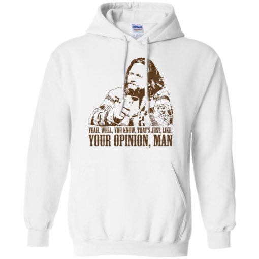 Lebowski yeah well that’s just like your opinion man shirt
