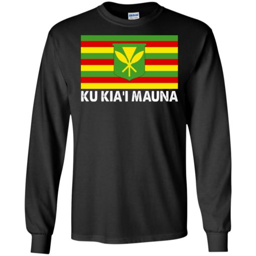 Ku Kiai Mauna Native Hawaiian flag shirt