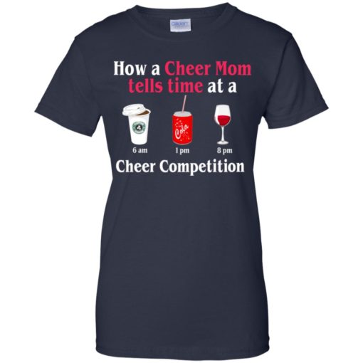 How a Cheer Mom tells time at a Cheer Competition shirt