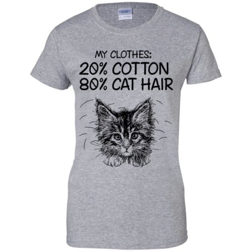 My Clothes 20% Cotton 80% Cat Hair Shirt