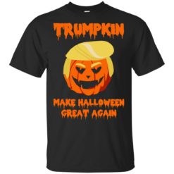 Tr*mpkin make Halloween great again shirt - T-Shirt, Black
