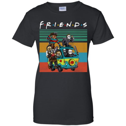 Horror Character Friends On the car shirt