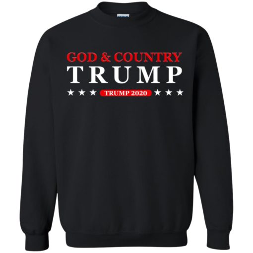 God and country Tr*mp 2020 shirt