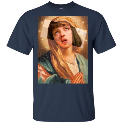 Pulp Fiction Virgin Mary Mia Wallace shirt