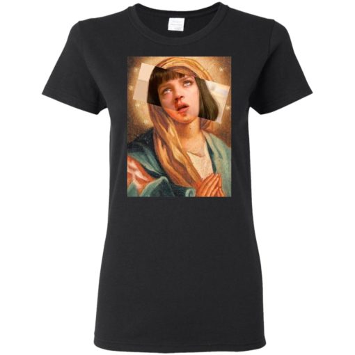 Pulp Fiction Virgin Mary Mia Wallace shirt