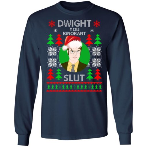 Dwight you ignorant slut Christmas sweatshirt
