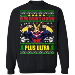 Tis the season to go beyond Plus Ultra Christmas sweater