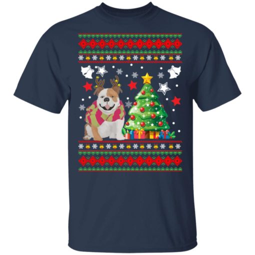 Bulldog Christmas sweatshirt