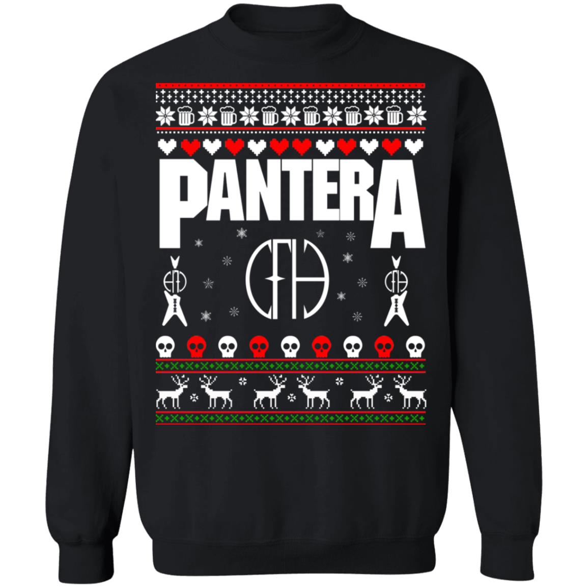 Pantera Christmas sweater, hoodie. pantera sweater christmas. 