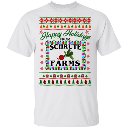 Happy holidays from Schrute farms Christmas sweatshirt