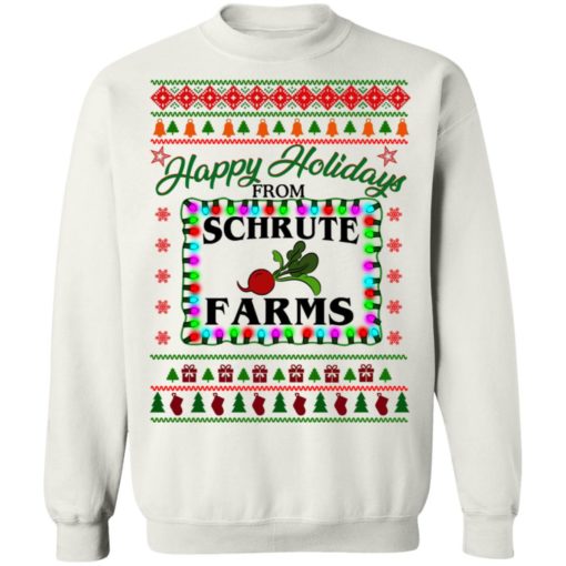 Happy holidays from Schrute farms Christmas sweatshirt