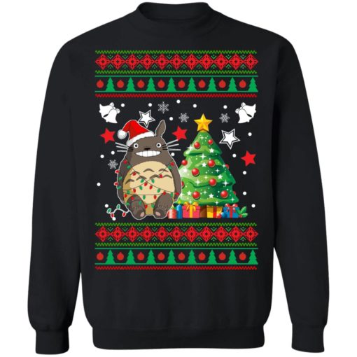 Totoro Christmas ugly sweatshirt