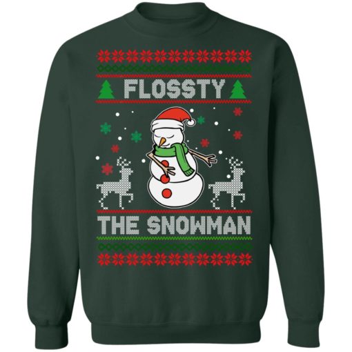 Flossty The Snowman Christmas sweatshirt