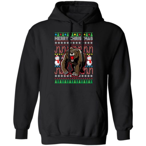Bear Merry Christmas ugly sweater