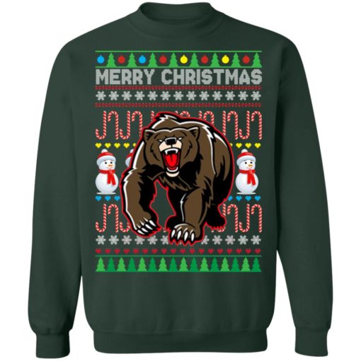 Bear Merry Christmas ugly sweater