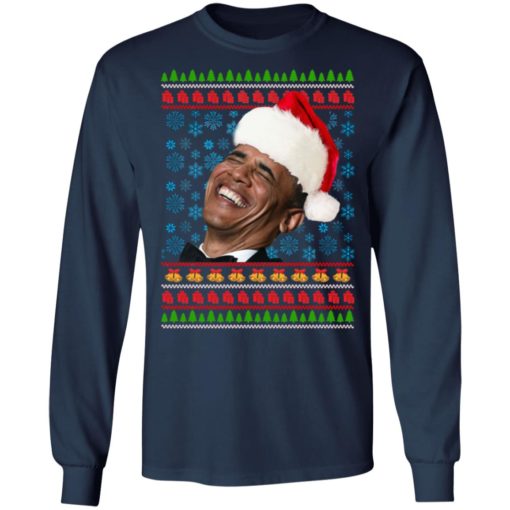 Obama Smile Christmas sweatshirt