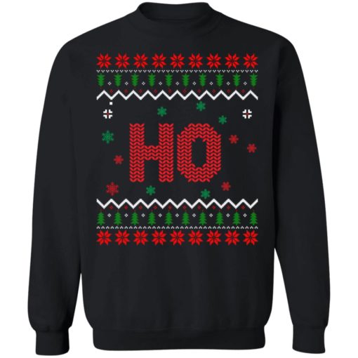 HO Christmas ugly sweatshirt
