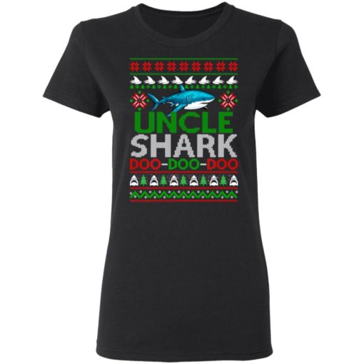 Uncle Shark Doo Doo Doo Christmas sweater