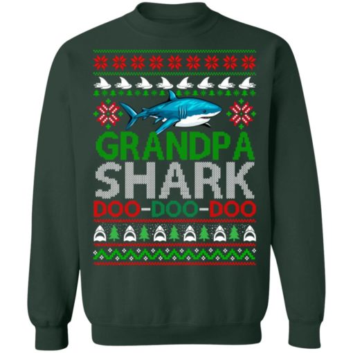 Grandpa Shark Doo Doo Doo Christmas sweater