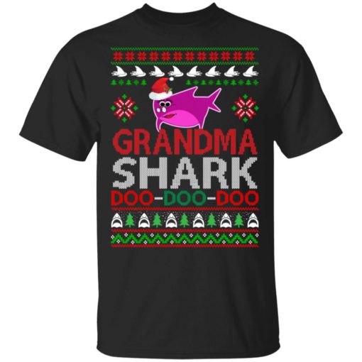 Grandma Shark Doo Doo Doo Christmas sweater