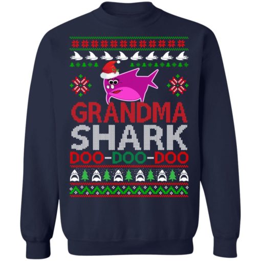 Grandma Shark Doo Doo Doo Christmas sweater