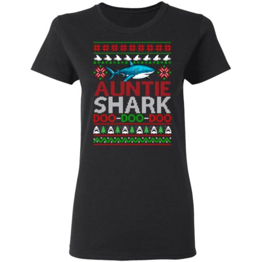 Auntie Shark Doo Doo Doo Christmas sweater