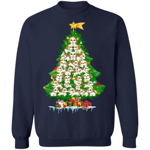 Shih Tzu Christmas Tree sweatshirt