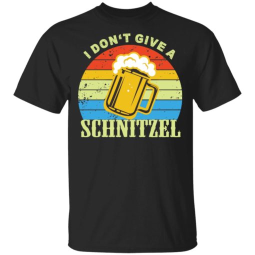 I don’t give a schnitzel beer vintage shirt