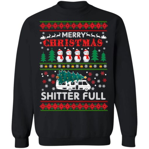 Merry Christmas Shitter full ugly sweatshirt