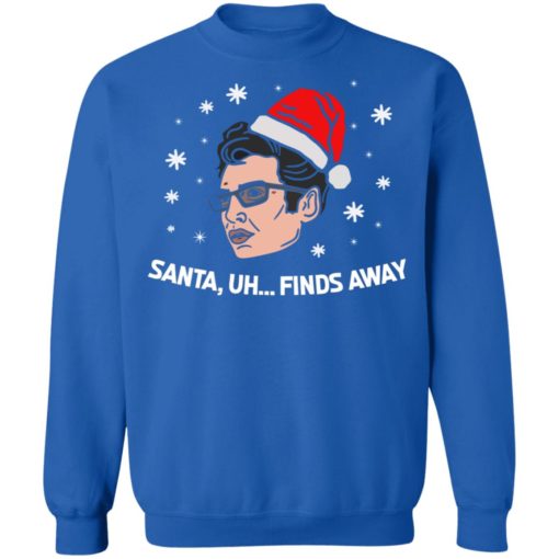 Jeff Goldblum Santa Uh Finds A Way Christmas Sweater