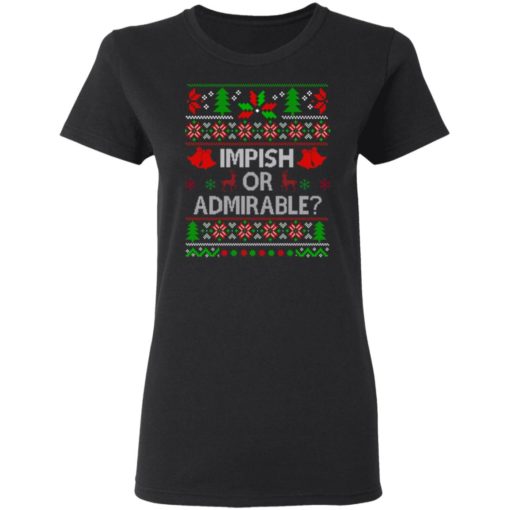 Impish or Admirable Christmas sweatshirt