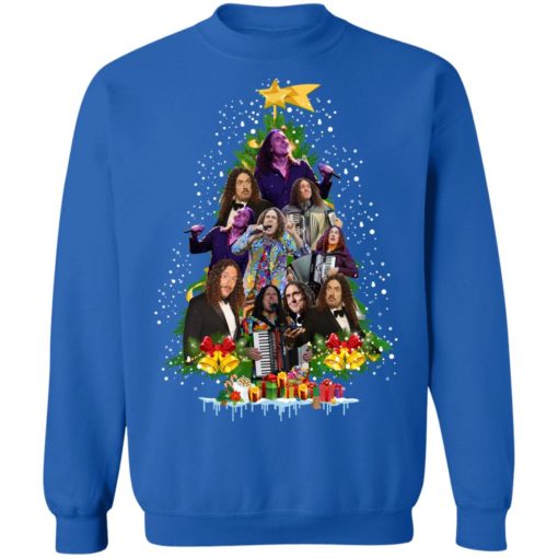 Weird Al Yankovic Christmas Tree sweatshirt