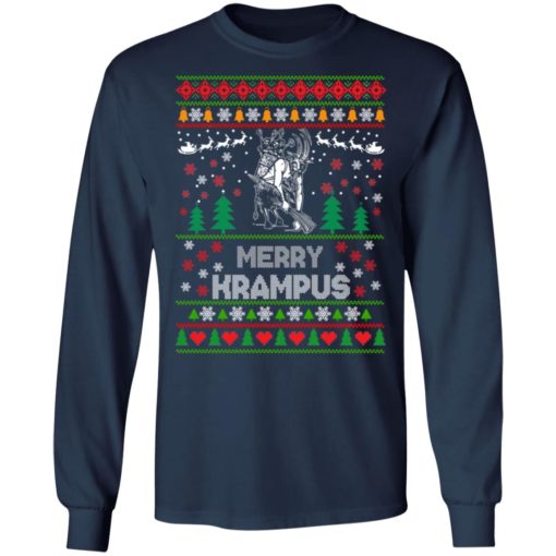 Merry Krampus Christmas sweatshirt