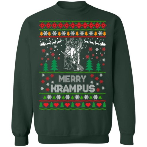Merry Krampus Christmas sweatshirt
