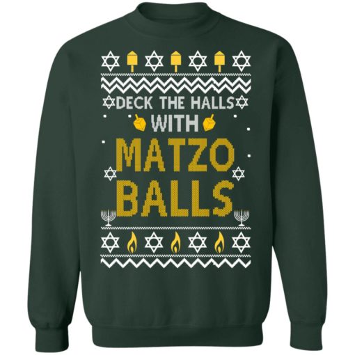 Deck The Halls With Matzo Balls Ugly Sweater
