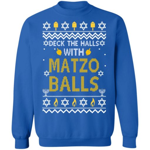 Deck The Halls With Matzo Balls Ugly Sweater