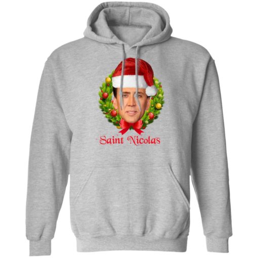 Saint Nicolas Cage Christmas sweatshirt