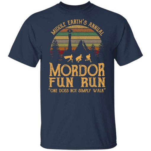 Middle earth’s annual Mordor fun run shirt