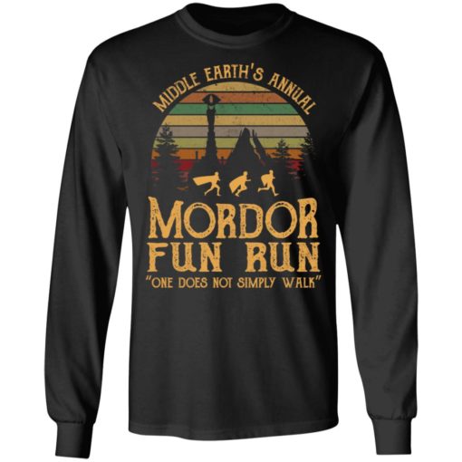 Middle earth’s annual Mordor fun run shirt