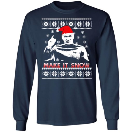 Captain Picard make it snow Christmas sweater