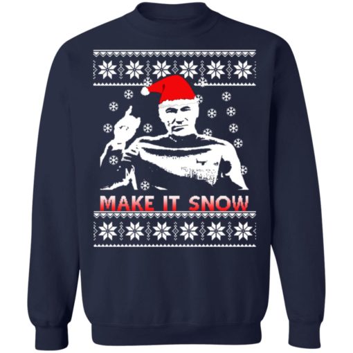 Captain Picard make it snow Christmas sweater
