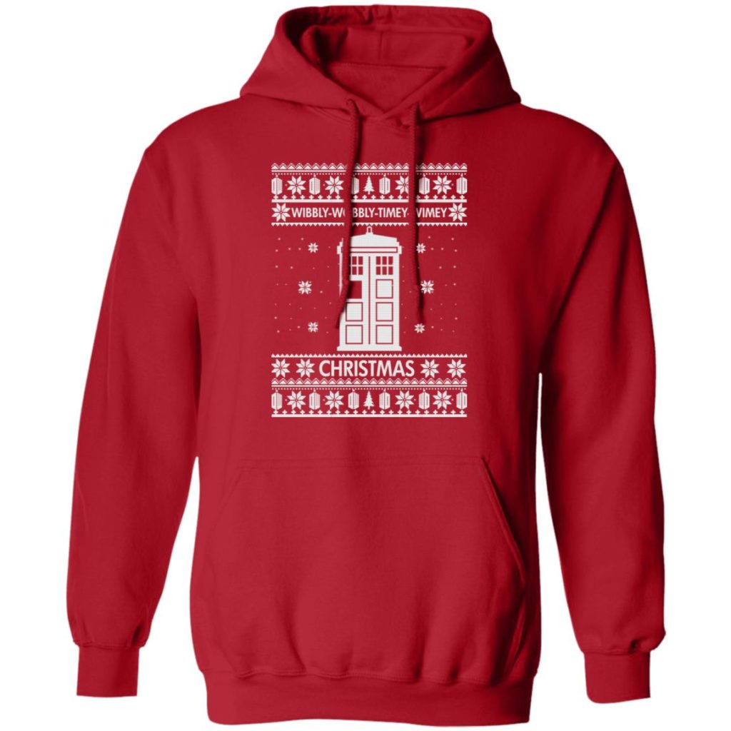 Doctor Who Wibbly Wobbly Timey Wimey Christmas sweatshirt, hoodie, t-shirt