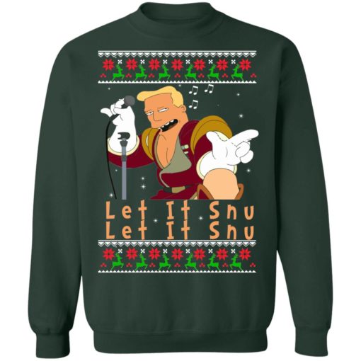 Zapp Brannigan let’s it snu Christmas sweater