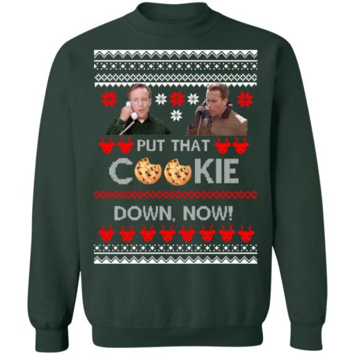 Arnold Put That Cookie Dow Now Ugly Sweater