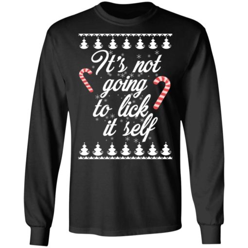 It’s not going to lick itself ugly sweater