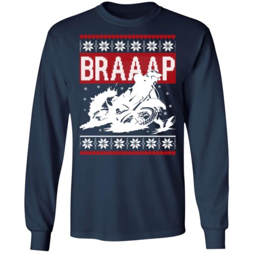 Braaap Motocross Ugly Christmas Sweater